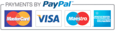 Payments accepted via PayPal